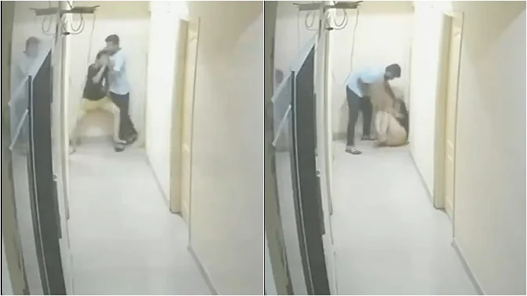 Screengrab from the CCTV footage | - X/@HateDetectors